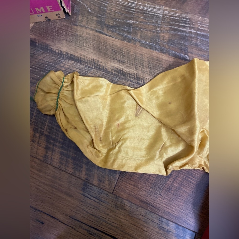 Vintage Masquerade Costume By Superb Halco Brand Clown Size Large Child 3 Piece - Picture 8 of 12